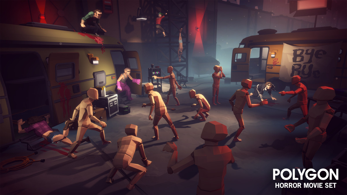 POLYGON - Horror Movie Set - Low Poly 3D Art by Synty