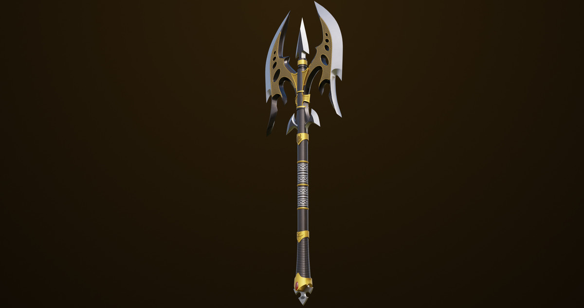 Battle Axe 01 URP HDRP Textures