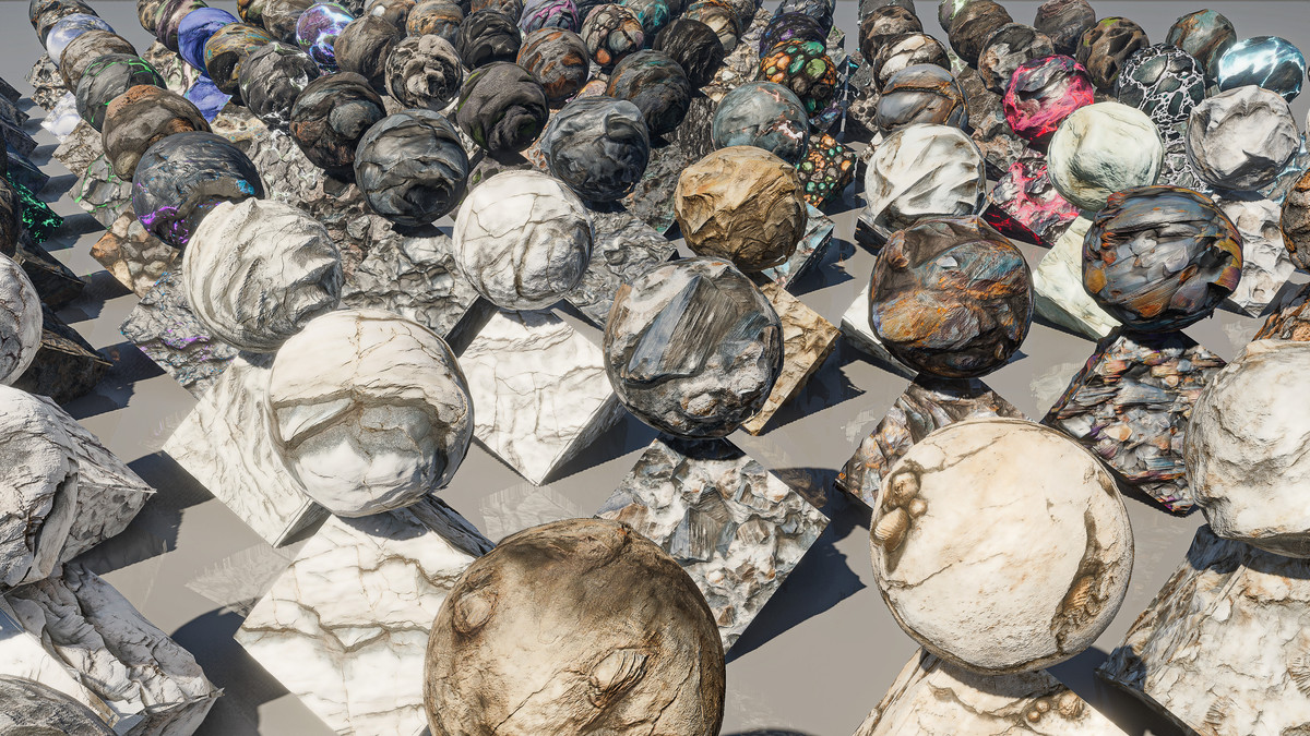 Alien Rocks Materials