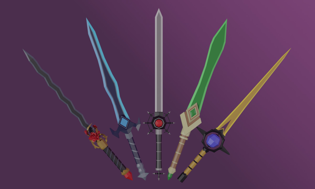 Free Low Poly Fantasy Swords