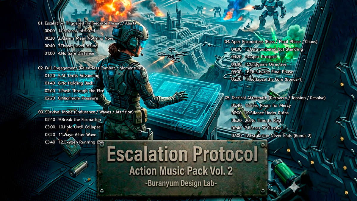 Escalation Protocol – Action Music Pack Vol. 2