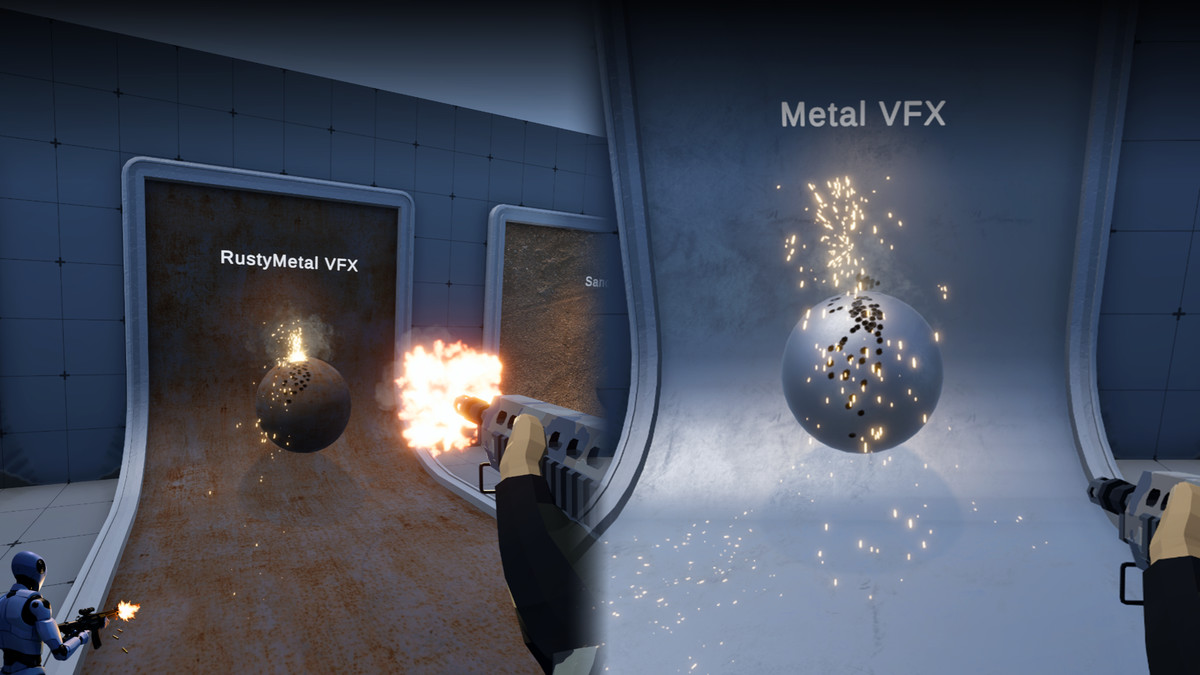 Realistic Gun VFX (Muzzle Flash, Bullet Impact, Ejections, Gun VFX, VFX)