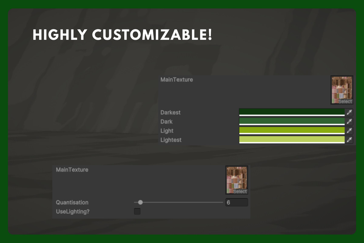 Retro Console Color & Dithering Shader