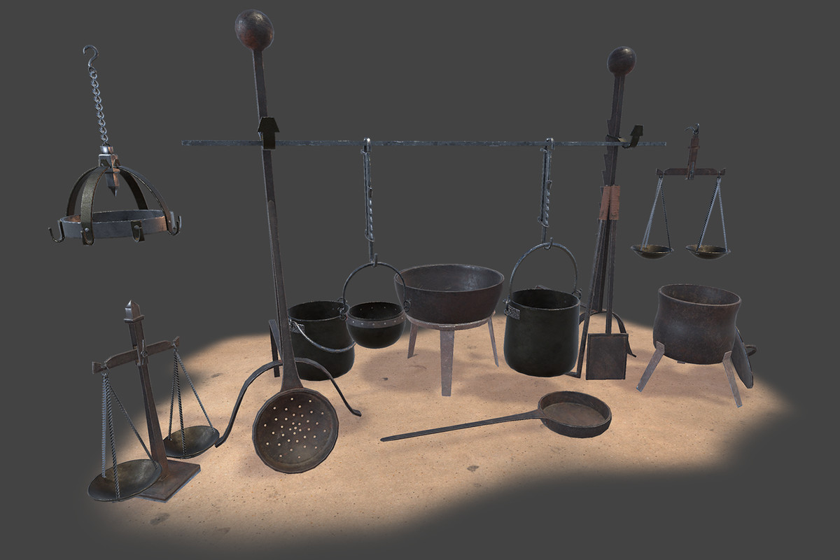 Kitchen Set Props