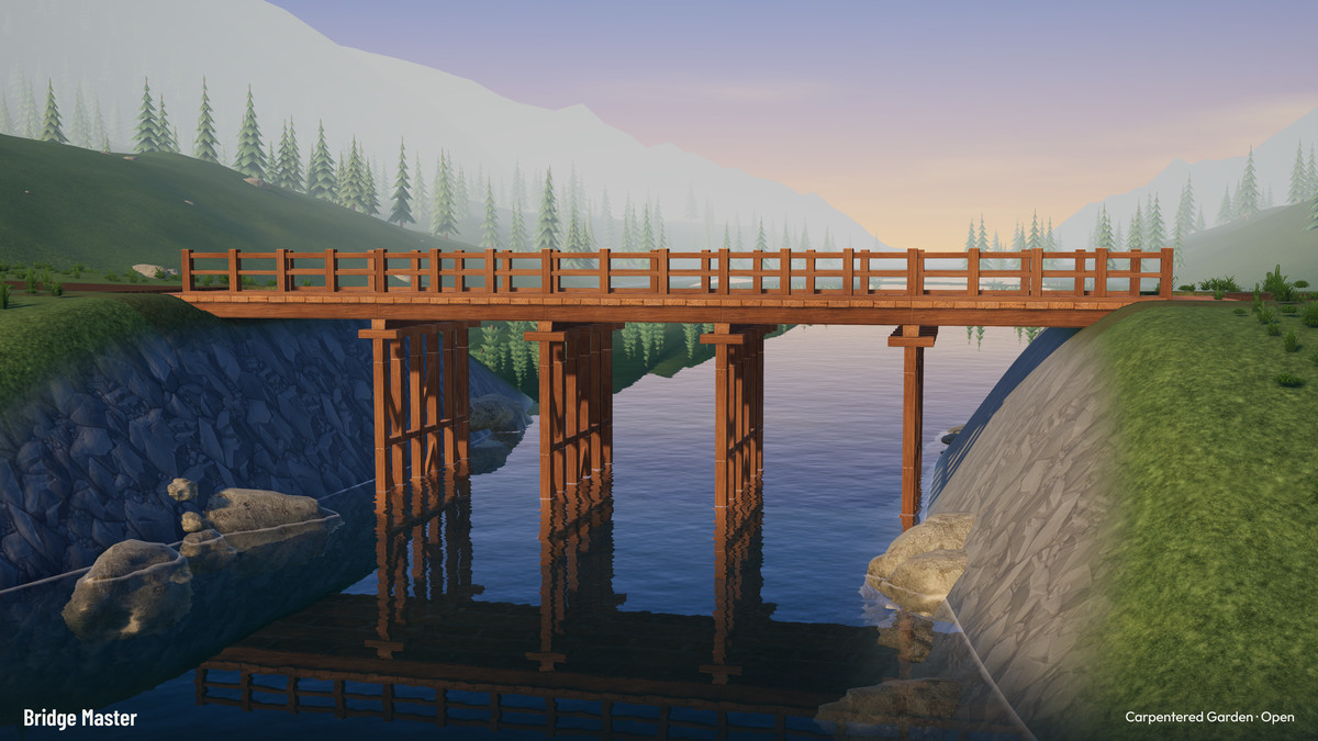 Bridge Master - Stylized Bridge Builder