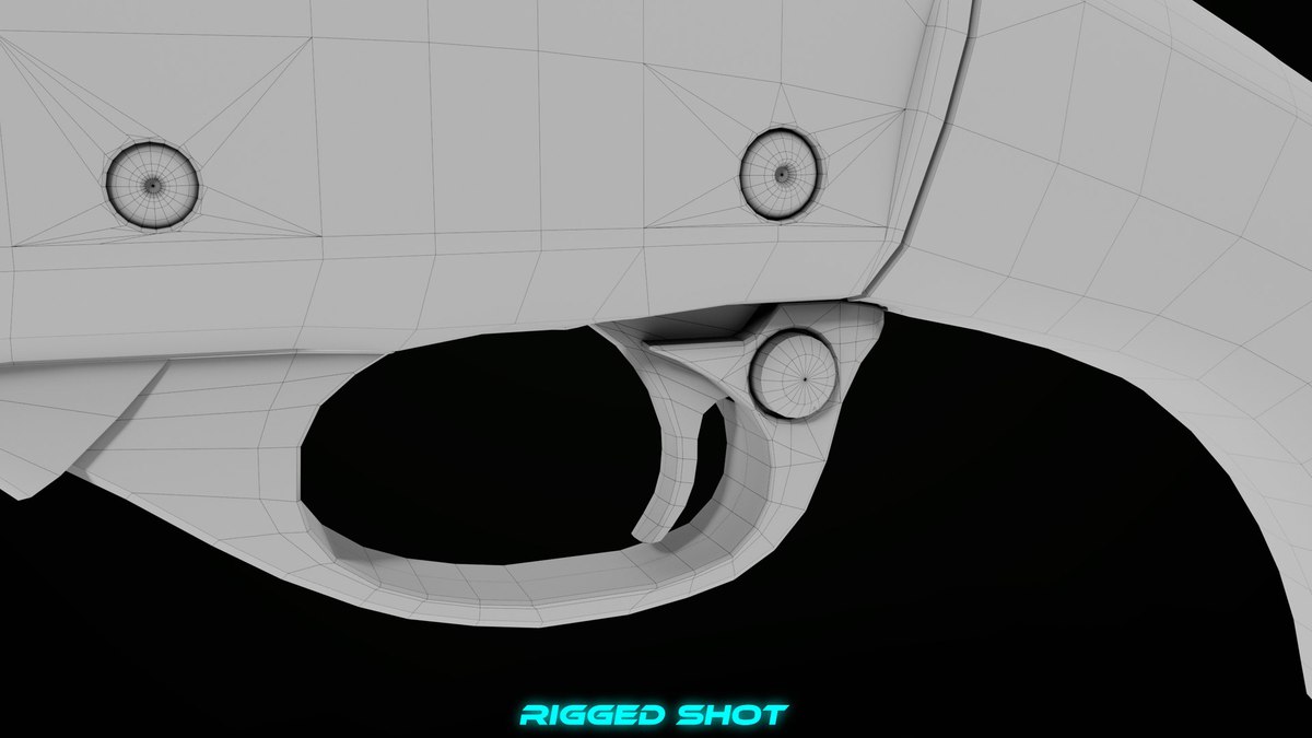 Long Shotgun 01 Black And Silver Single Mat URP HDRP Textures