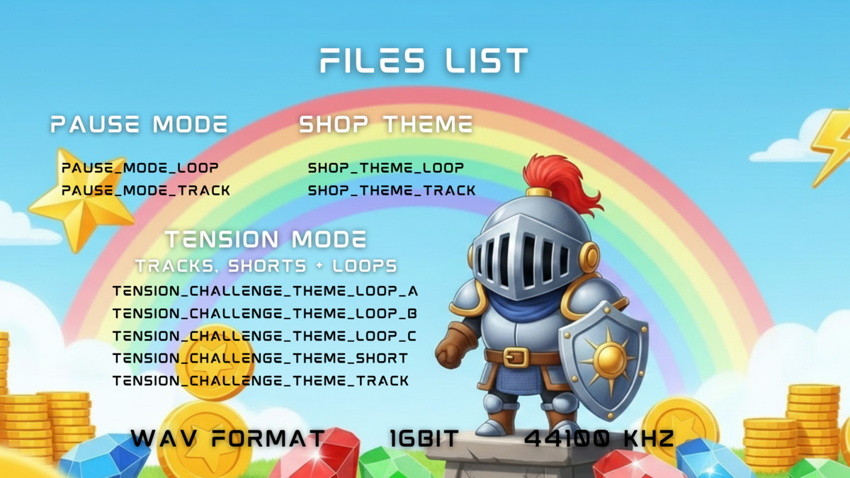 Casual Mobile Game - Complete Music Pack