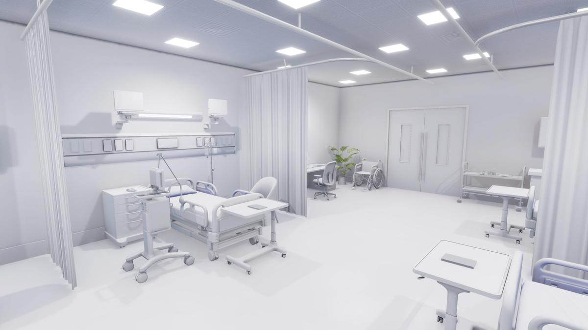 Hospital Wardroom Interior