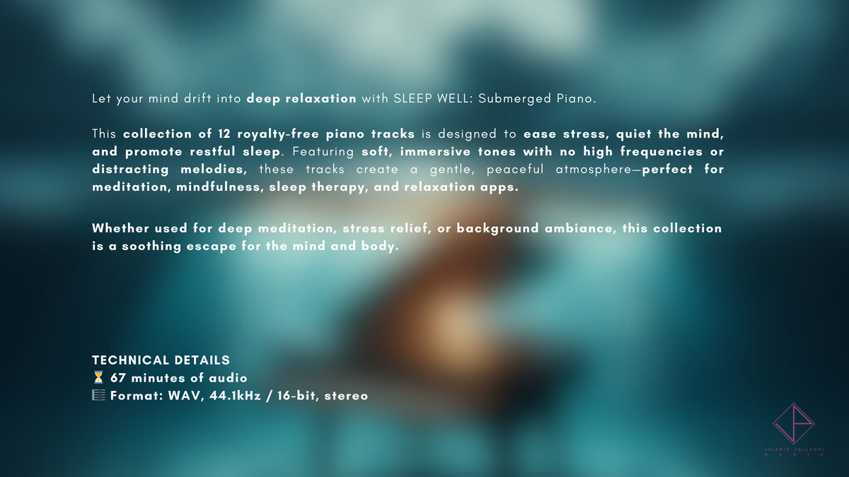 Sleep Well - Submerged Piano