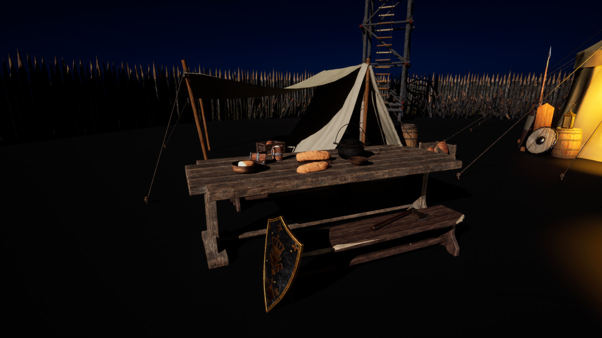 Medieval Bandit Camp