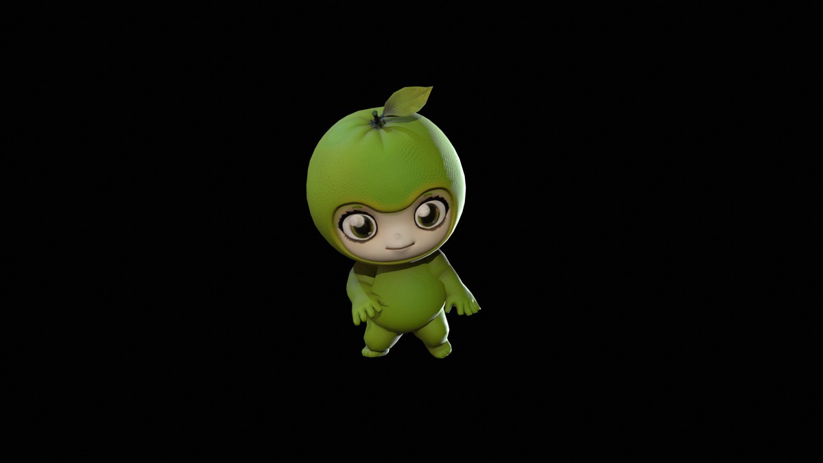 Chibi Fruit Orange
