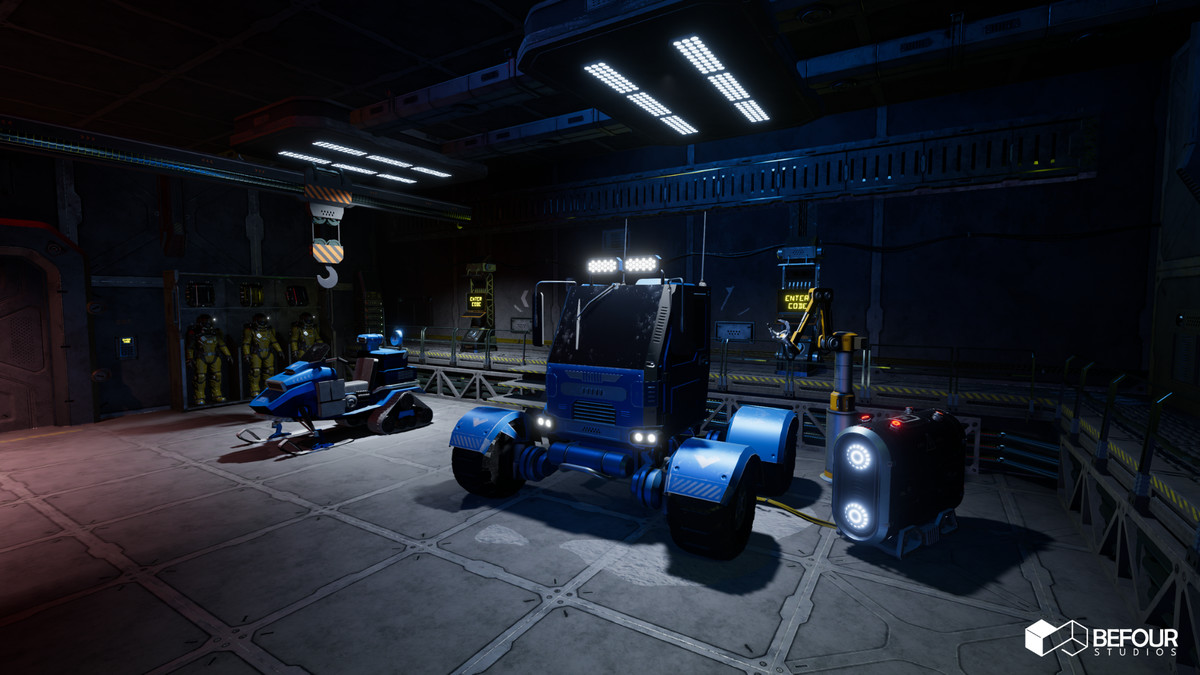 Sci-Fi Polar Station Environment (Modular, Space, Station)