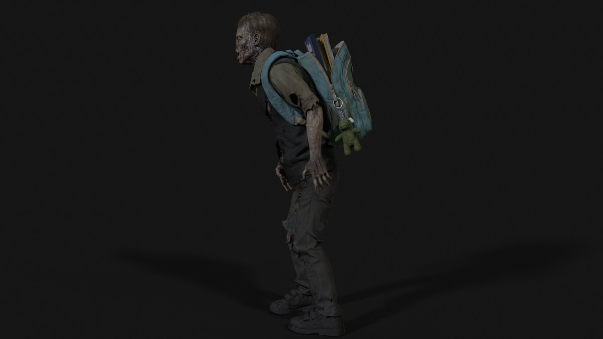 Gradeschooler Boy — American School Zombie Collection