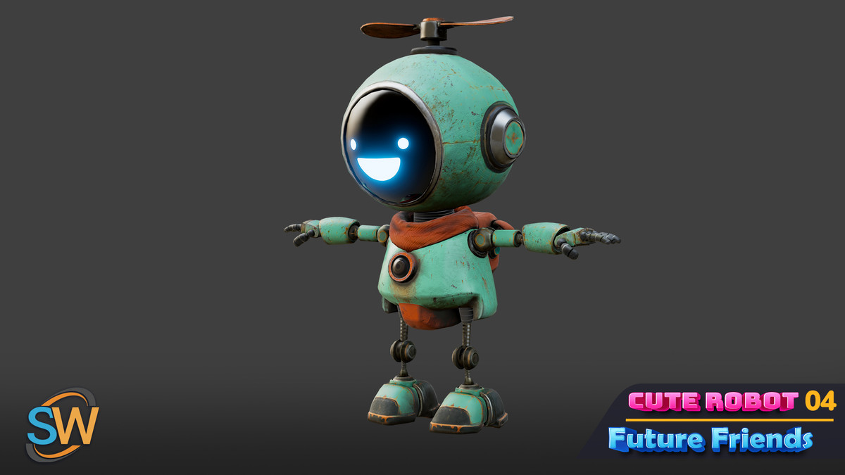 Cute Robot 04 - Future Friends