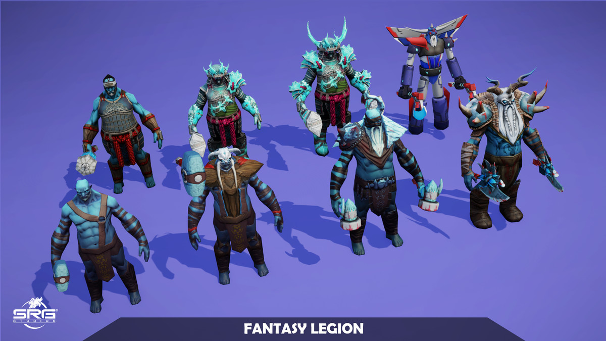 Ultra Legion - Sci Fi & Fantasy 3D Character Mega Pack