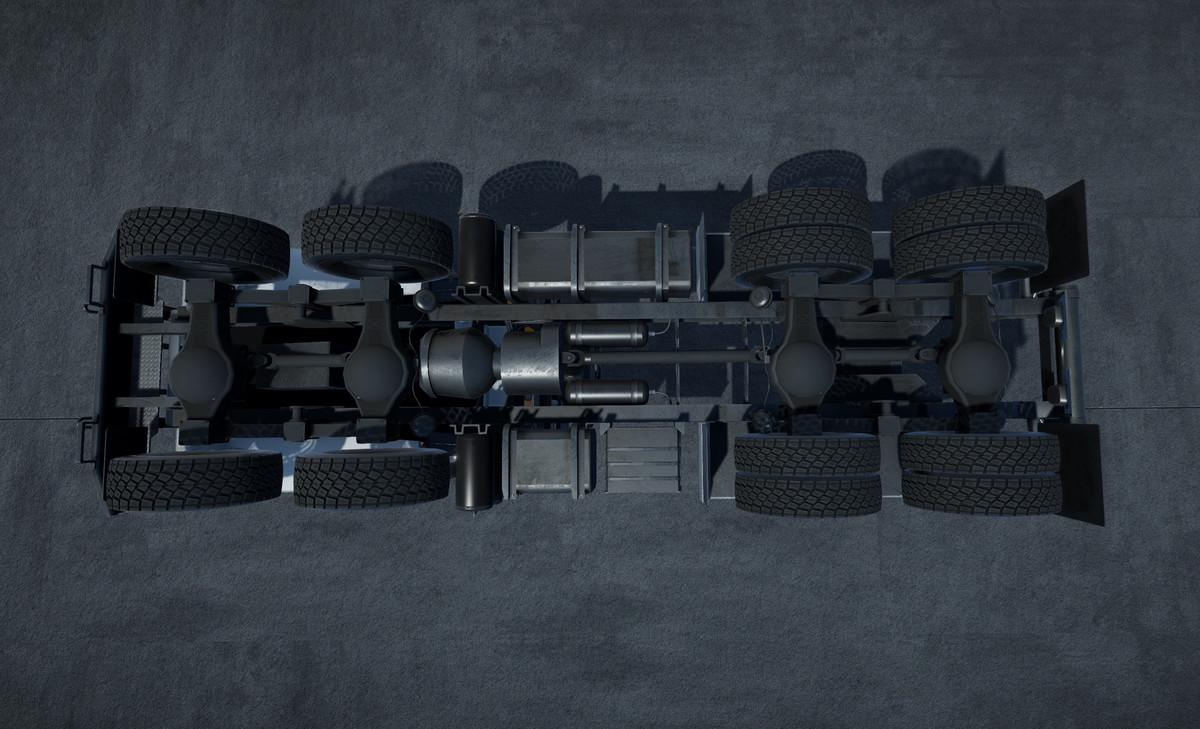 Twinsteer heavy truck