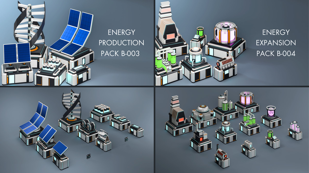 LOW POLY SCI-FI ULTIMATE ASSET LIBRARY