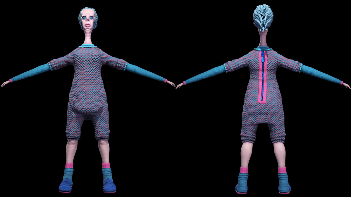 Funky Cartoon Woman – Dolores