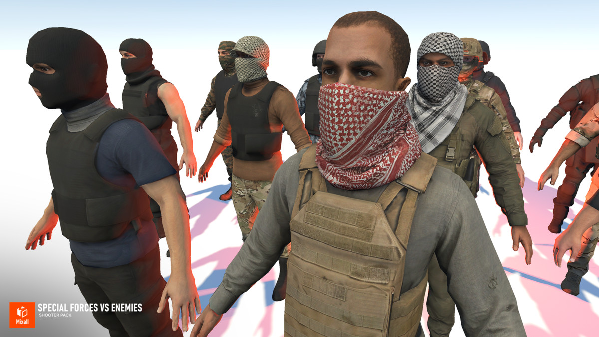 Special Forces vs Enemies – Shooter pack