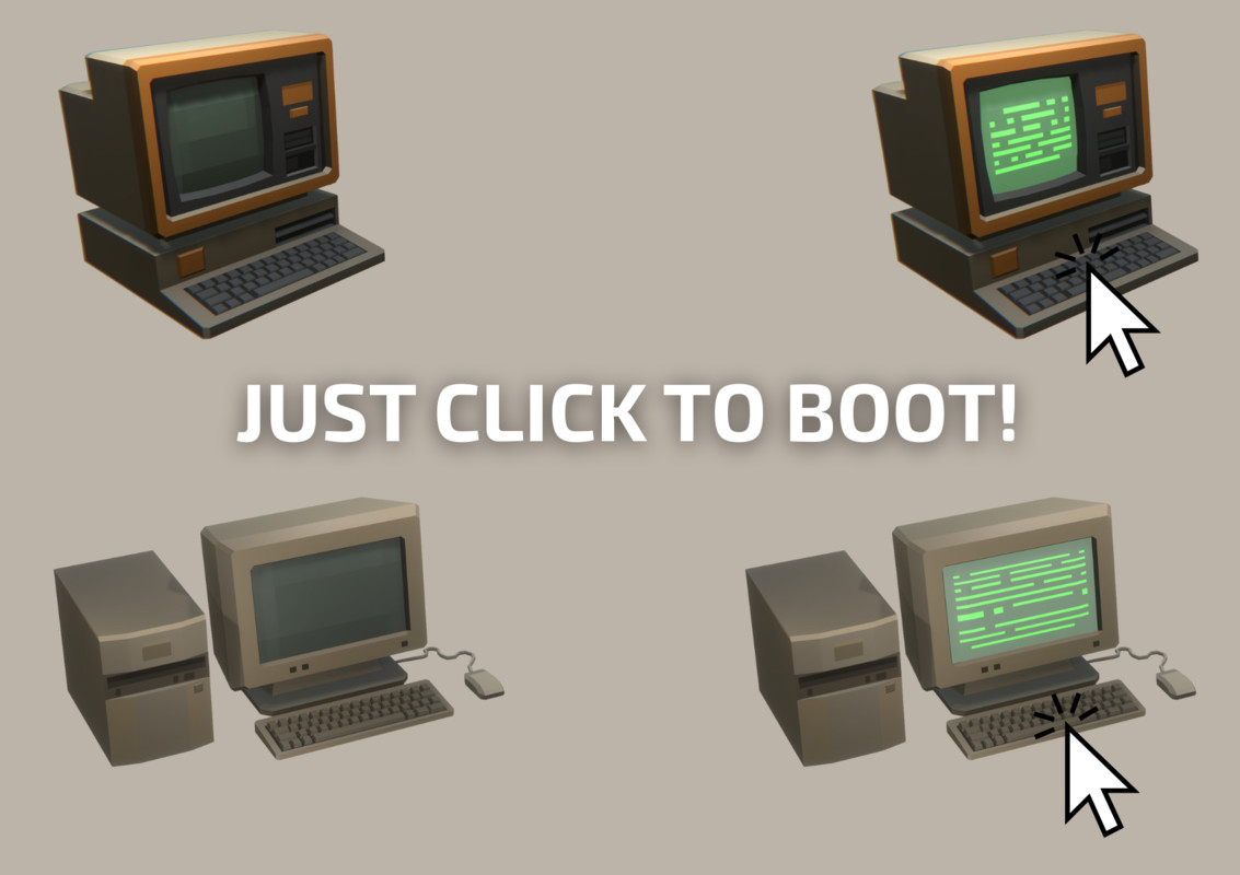 Cosmic Retro Computer 2 pack