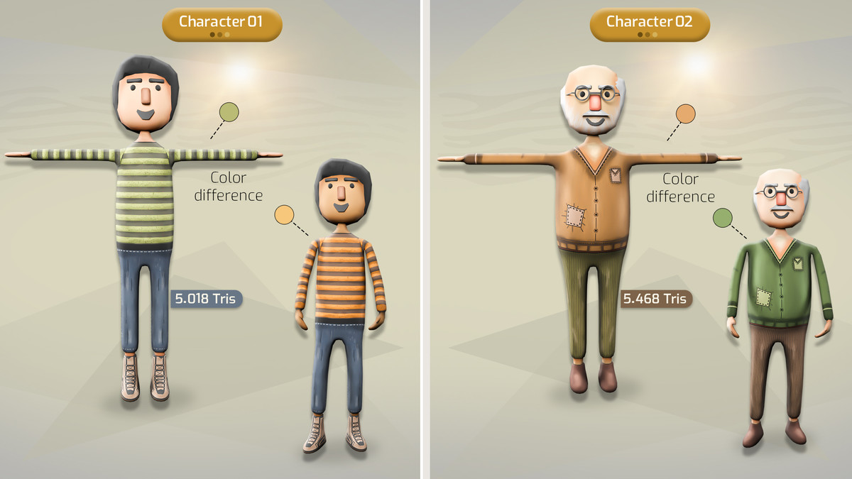 LowPoly Character Collection 1