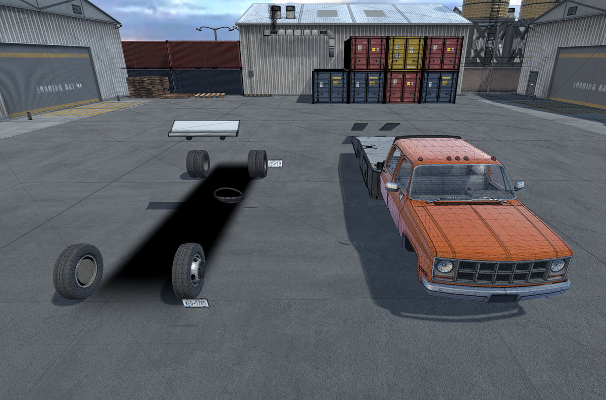 Crewcab ramp truck
