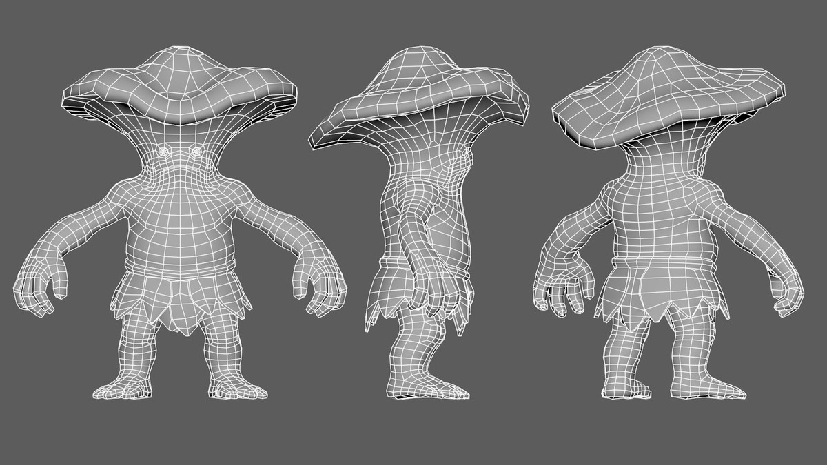 Mushrooms Pack - Game ready characters