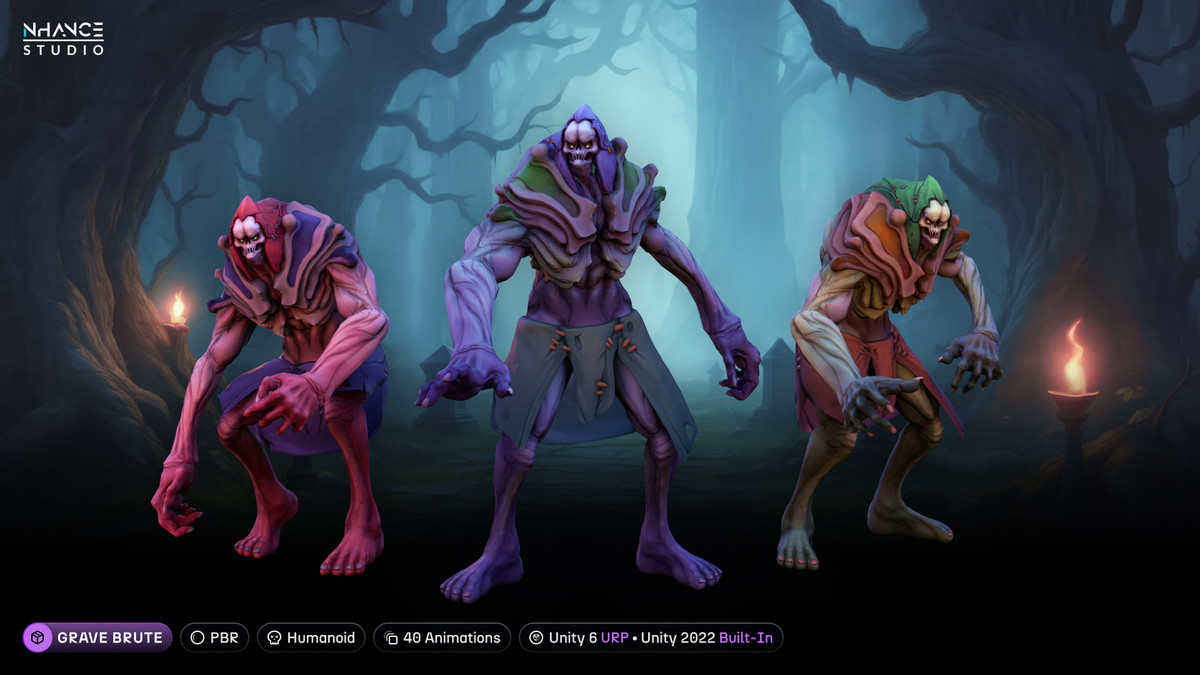 Stylized Fantasy Undead Characters Bundle