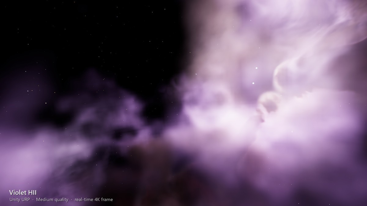 Volumetric Nebula Skyboxes 2 – 17 Fly-Through 3D Space Nebulae (URP & HDRP)