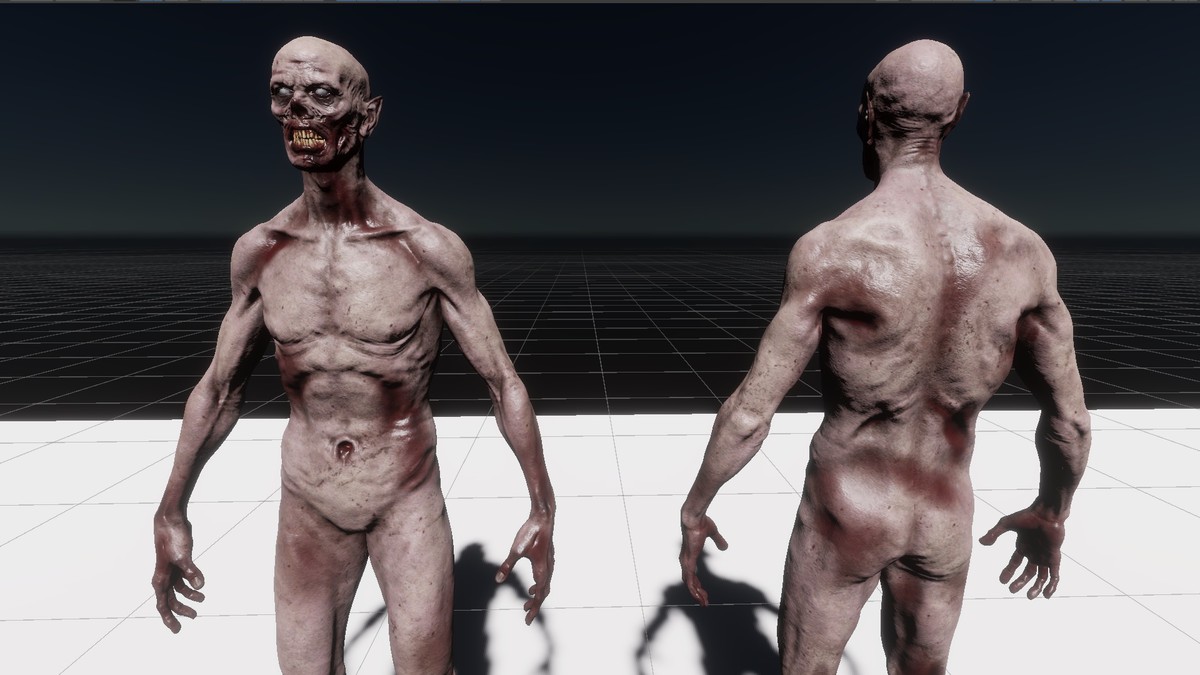Realistic Zombie Character