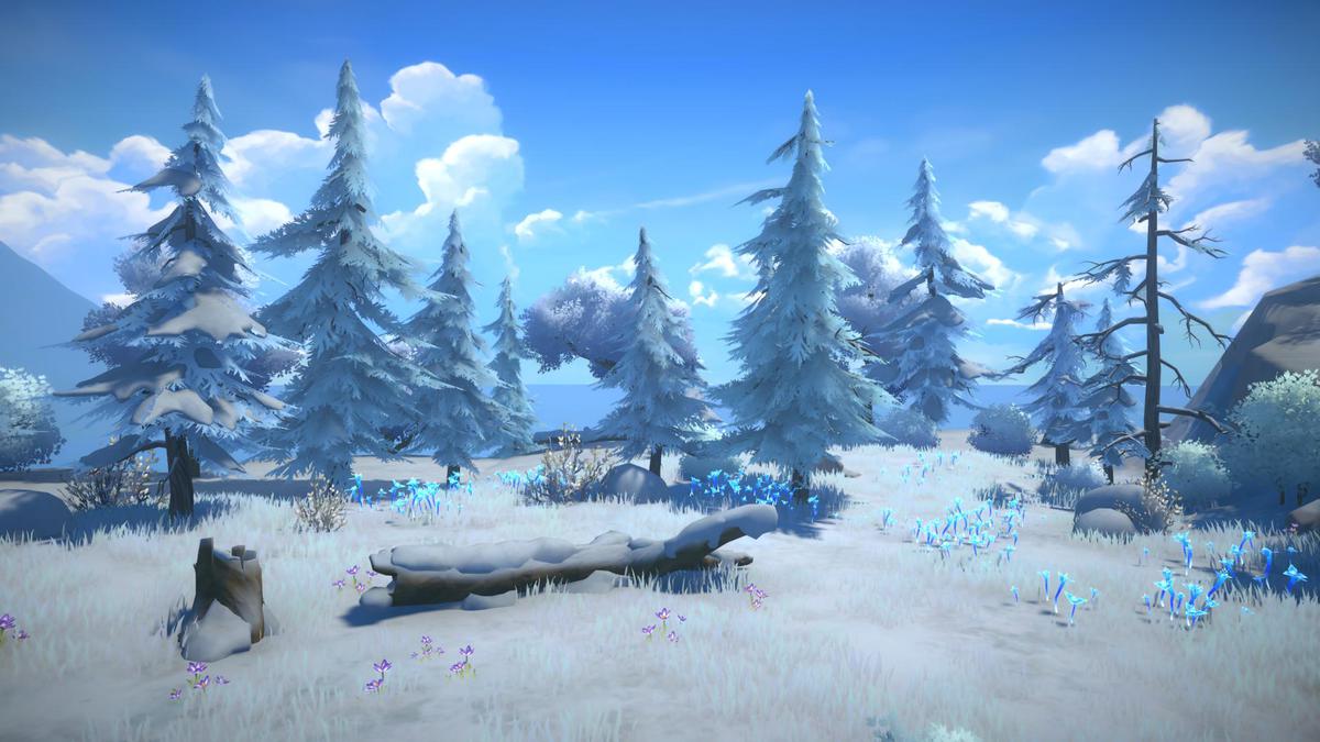 Stylized Snow & Pine Forest