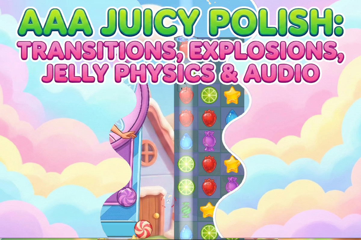 Match 3 Sweet Candy Kit: Complete Project & Procedural Editor