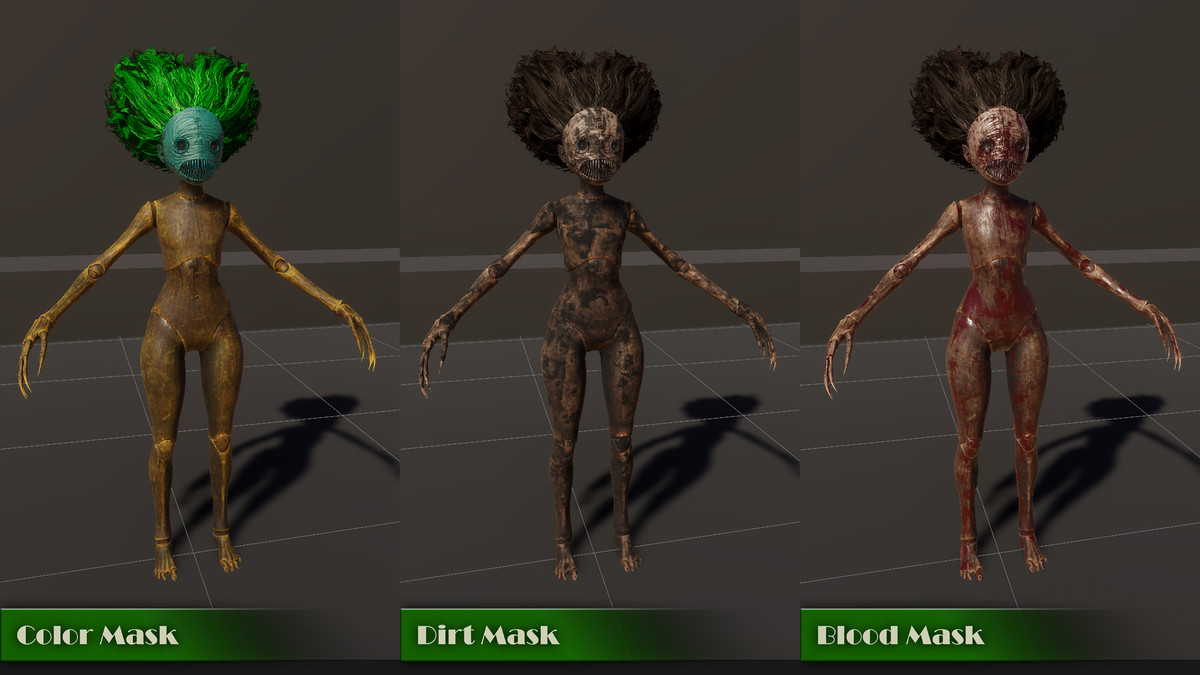 Wood mannequins