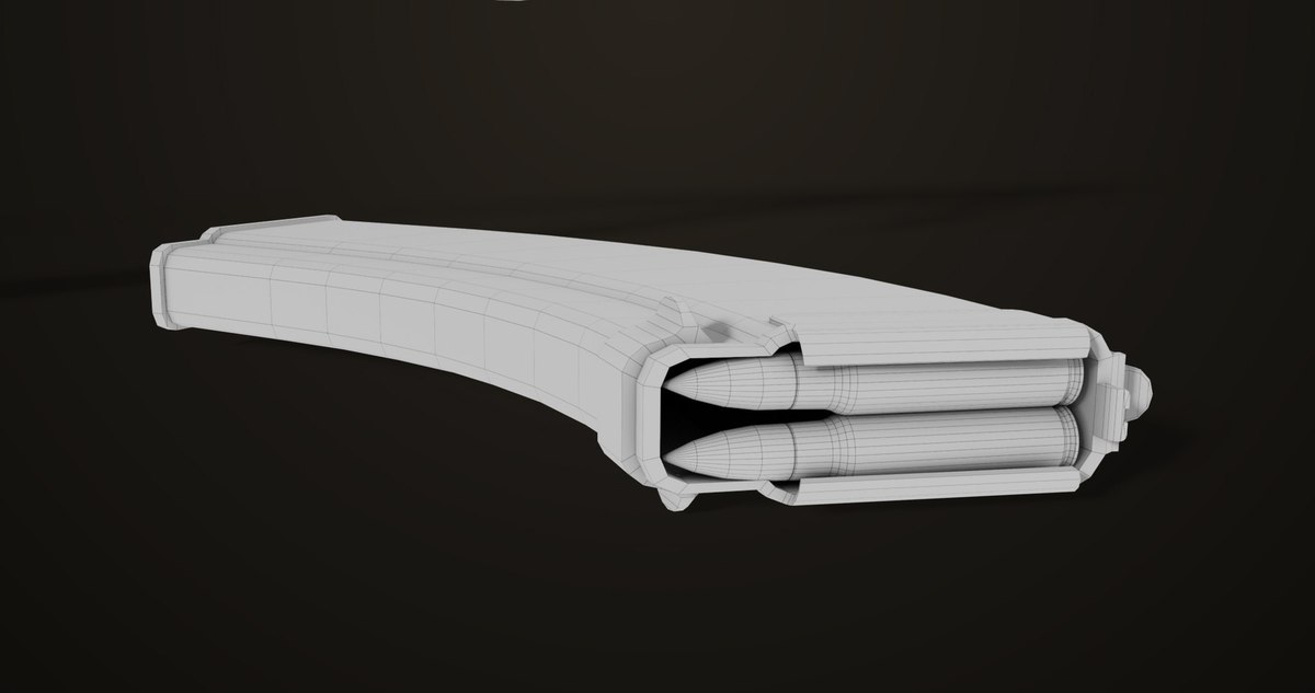 AKMS Light Machine Gun 10 Wood URP HDRP Texture