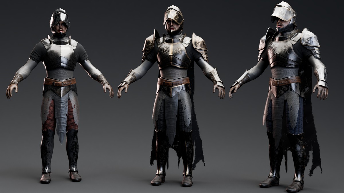 Medium Armored Warrior Knight V1