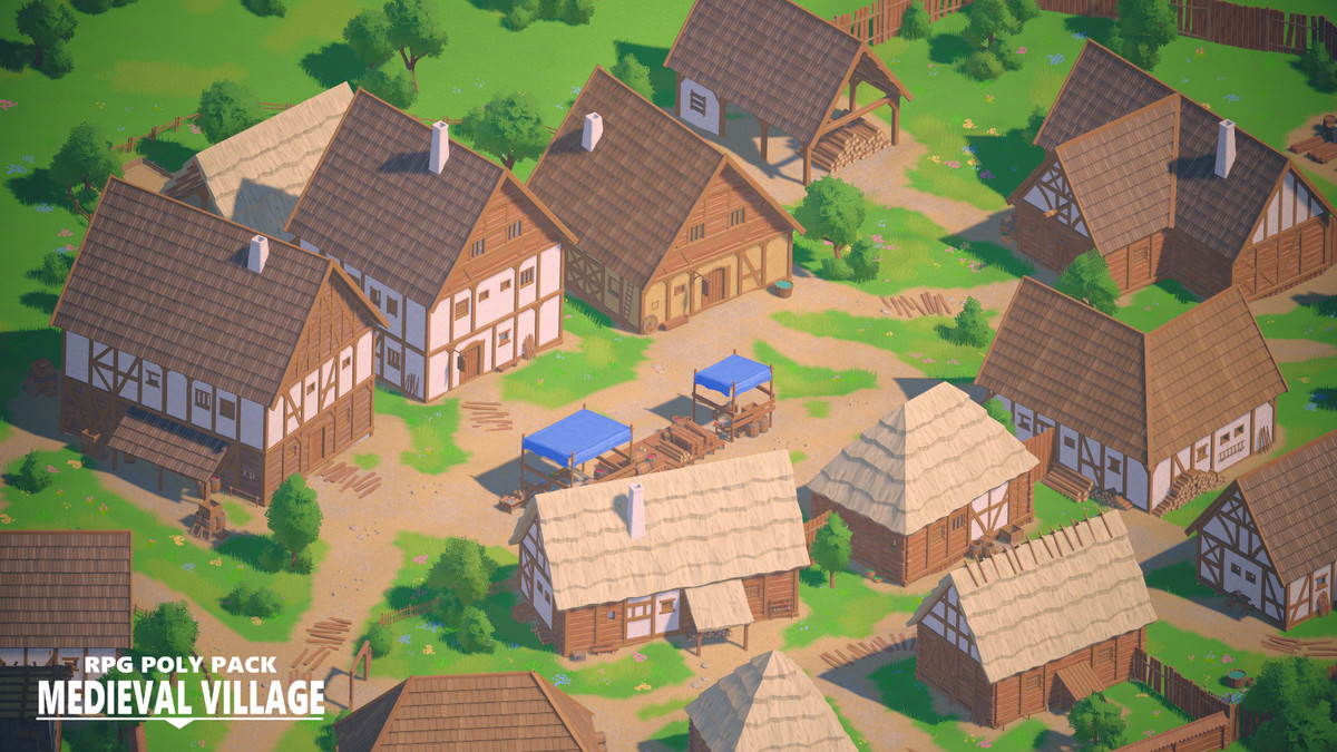 RPG Poly Pack - Medieval Village