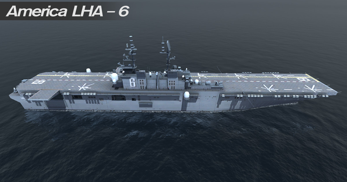 Low Poly Military Warship Collection 11