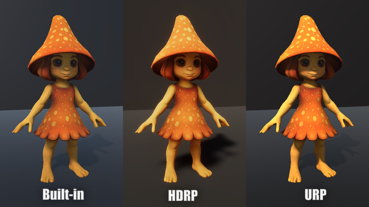 Mushrooms Pack - Game ready characters