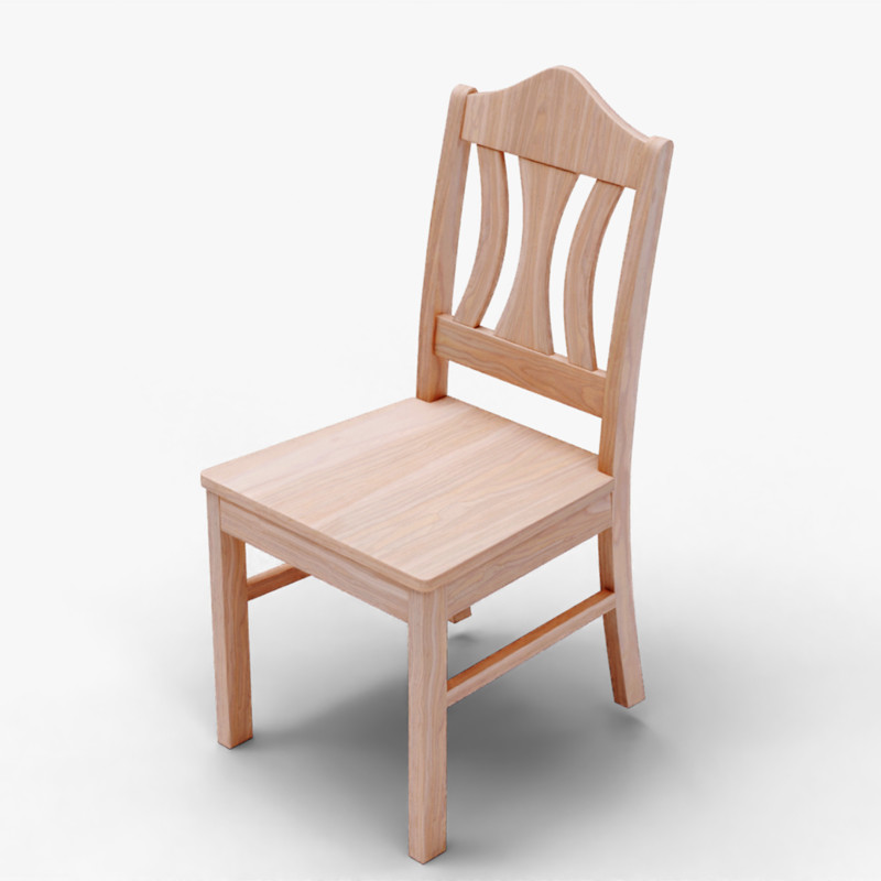 Wooden Chair Mega Pack – 7 PBR Low Poly Pack 3