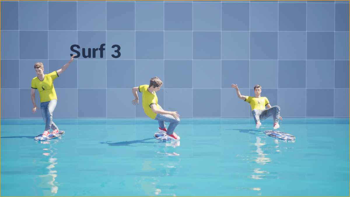 Surfing Animation