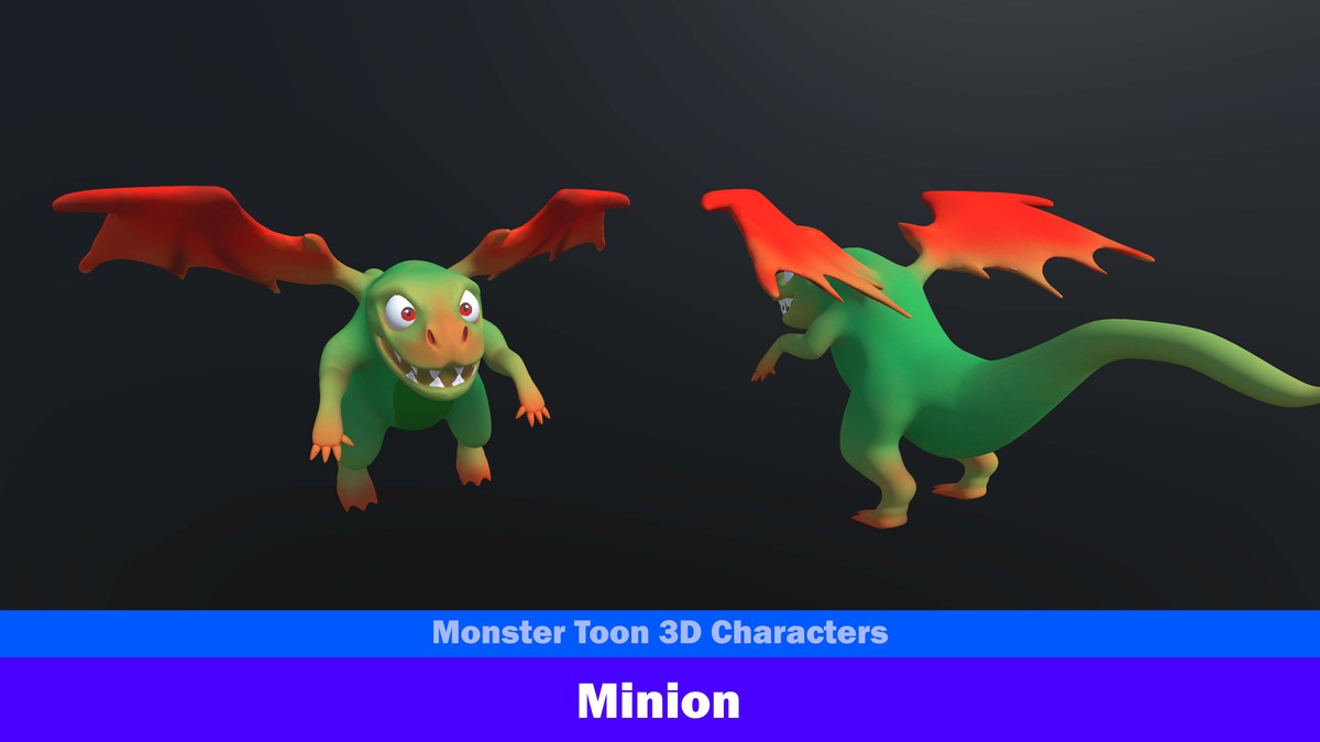 Monster Toon 3D Characters