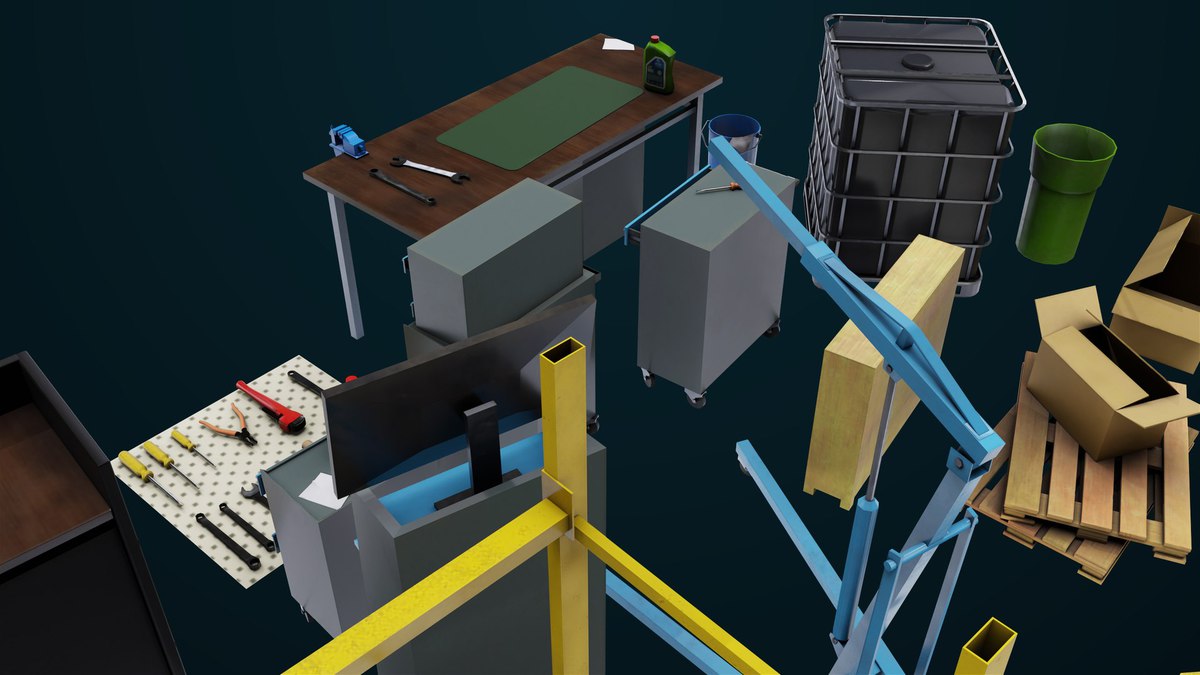 Workshop Tools Pack 01 UPR HDRP Textures