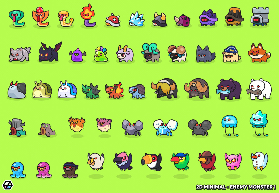 2D Minimal - Enemy Monster1
