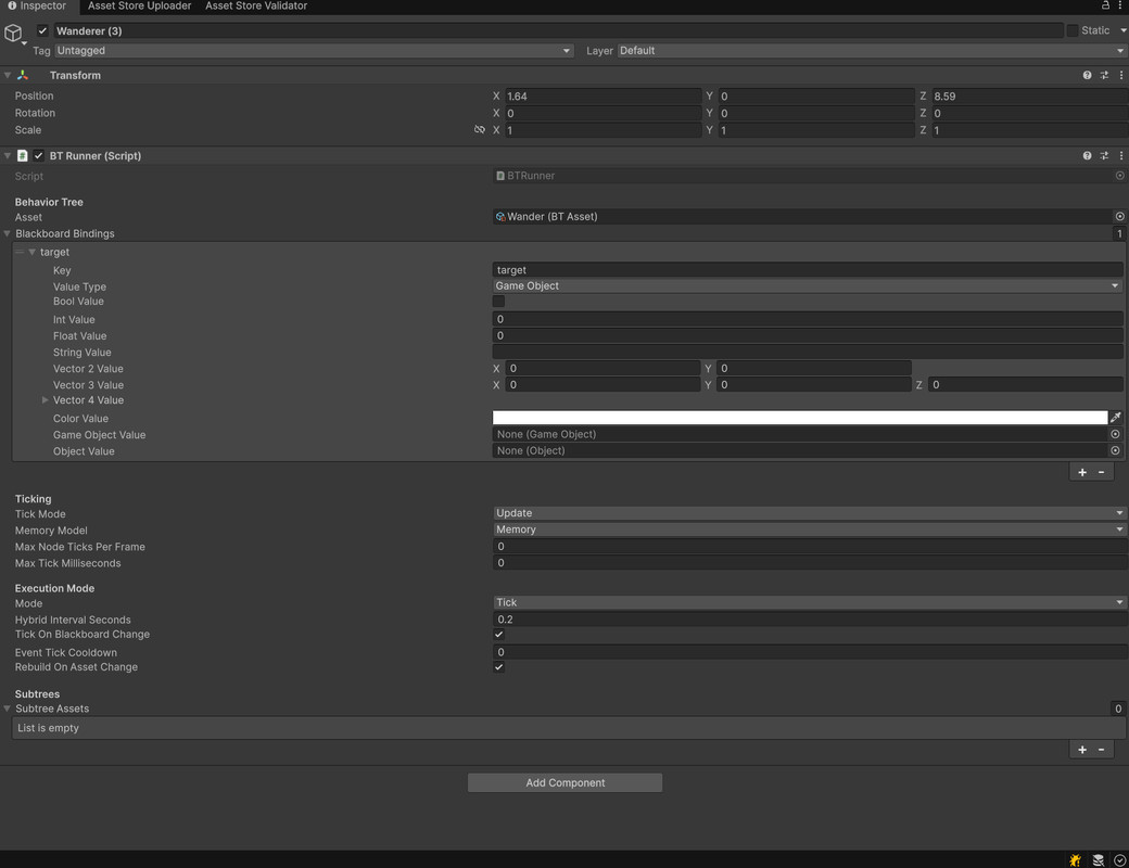 Behavior Tree AI System for Unity – BTGraph Visual Editor