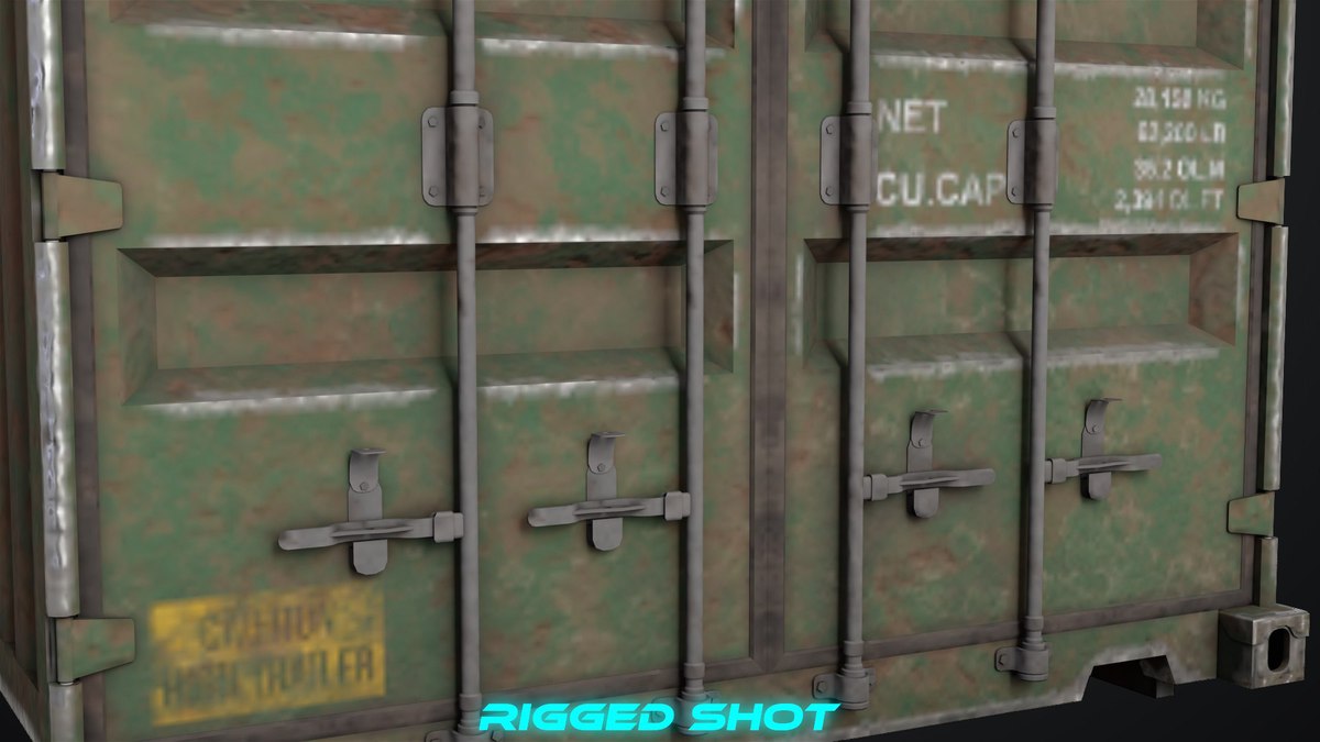 5 Cargo Dusty Container 20ft Single Mat