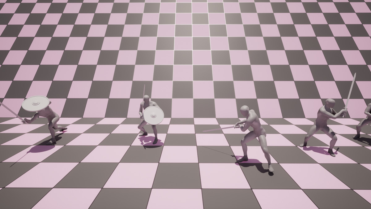 Knight Sword Fight Anim Set