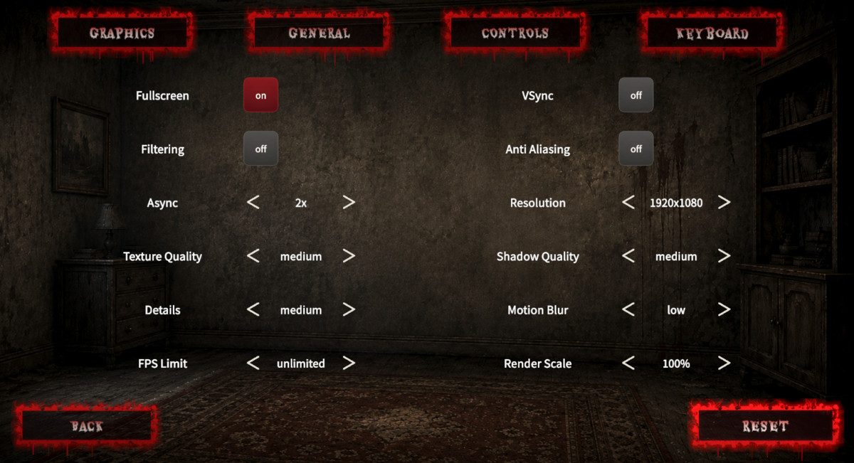 Dark/Horror Themed UI