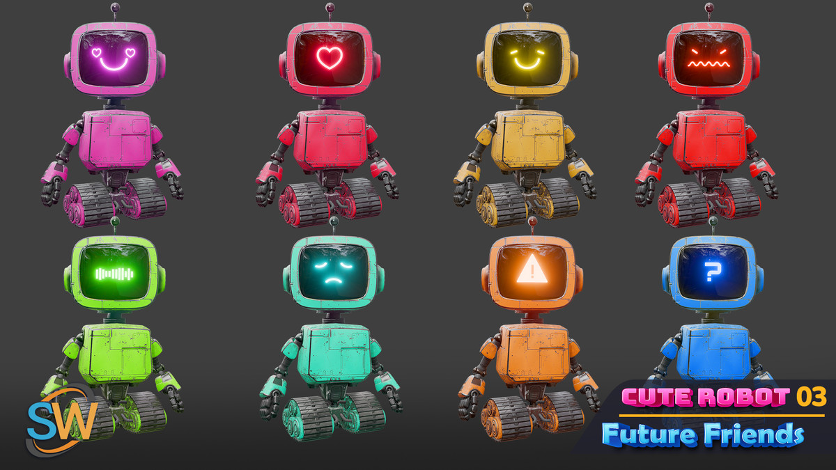 Cute Robot 03 - Future Friends