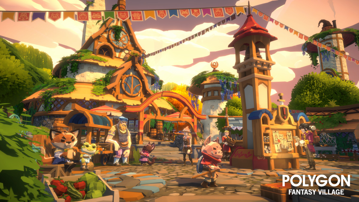 POLYGON - Fantasy Village - Art by Synty, image 18