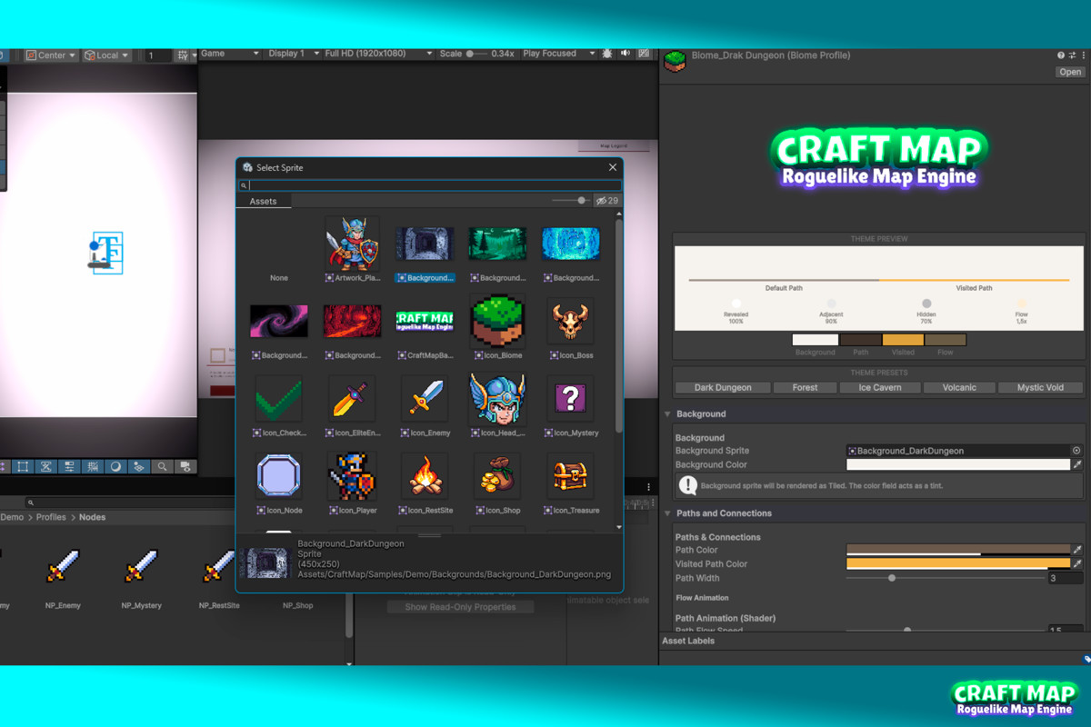 CraftMap: Ultimate Roguelike Map Engine & VFX